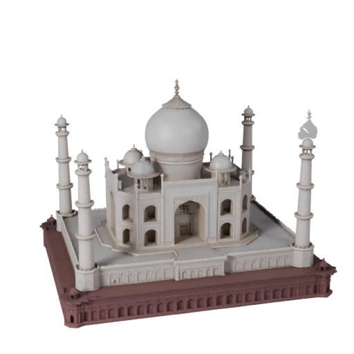 Taj Mahal 3D Modell - Realistisches Archviz-Asset für Architektur