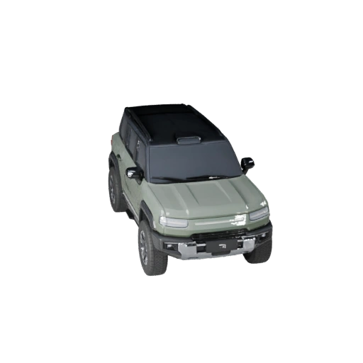 Modèle 3D de VUS Électrique Prêt pour le Jeu pour Jeux en Temps Réel - PBR