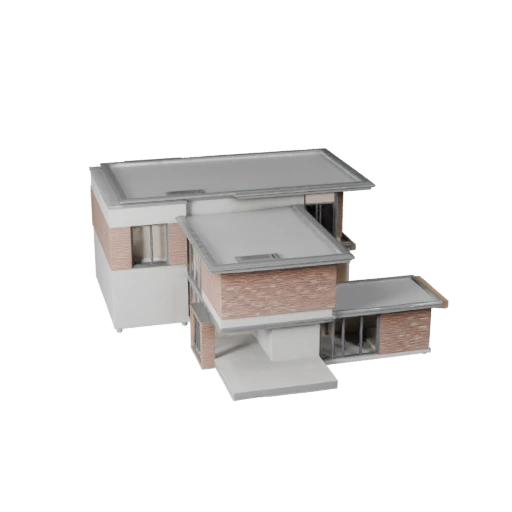 Modèle 3D de Maison Moderne pour Blender - Asset de Rendu pour l'Architecture