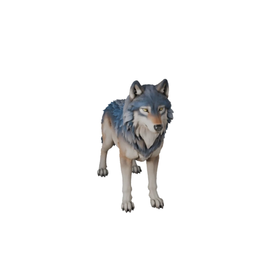 Modelo 3D Lobo Ártico de Alto Poligonaje - Activo STL Detallado para Impresión