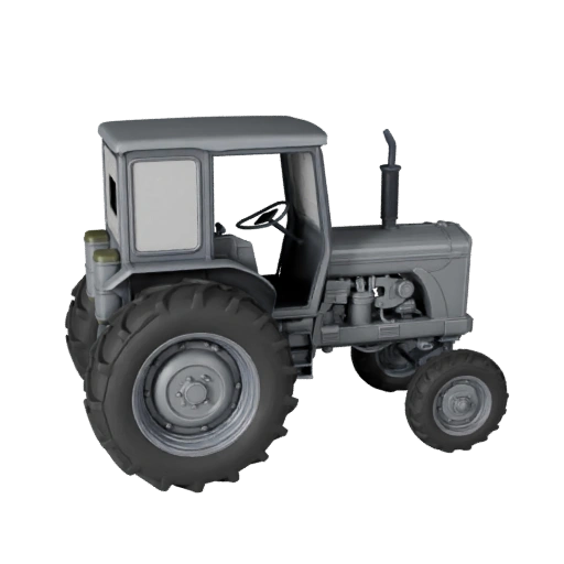 Tracteur de ferme vintage imprimable STL Modèle 3D - Affichage
