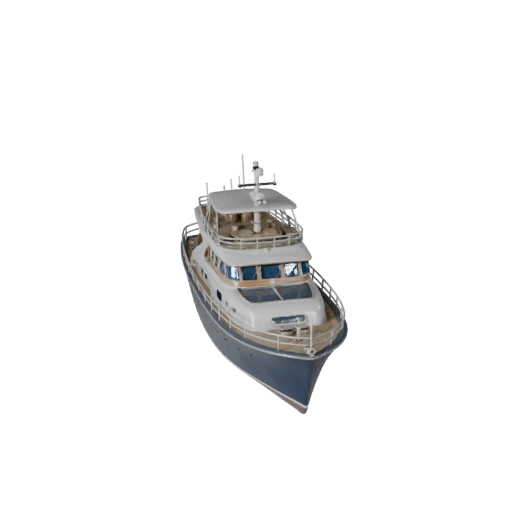 Modelo 3D de Yate Vintage para Blender y Juegos - Asset PBR
