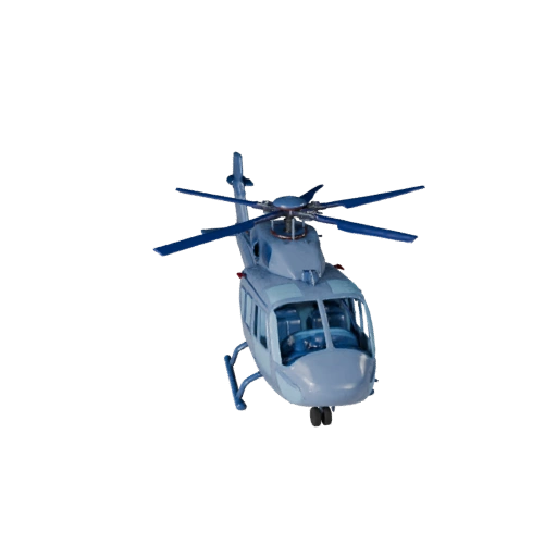 Modèle 3D d'hélicoptère de sauvetage pour Unreal Engine - Prêt pour le jeu