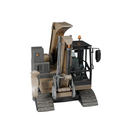 Modelo 3D de Camión Volquete de Alto Poligonaje para Renders de Estudio - PBR