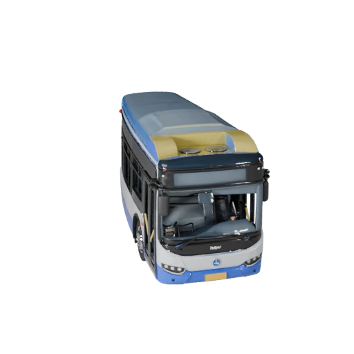 Modèle 3D de bus urbain pour Blender & Jeux - Actif PBR