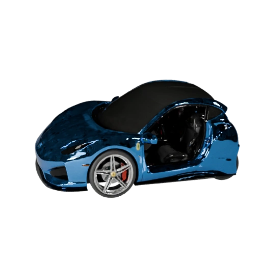 Supercar Ispirata Ferrari Modello 3D per Unreal Engine