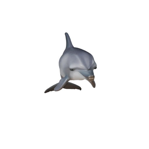 Modelo 3D Realista de Delfín Nariz de Botella - Activo PBR Rigged para Juegos