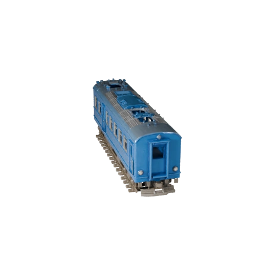 Tren de Pasajeros Imprimible STL Modelo 3D para Coleccionables y