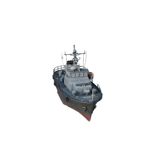 Oldtimer-Patrouillenboot 3D-Modell für Blender - Render Ready
