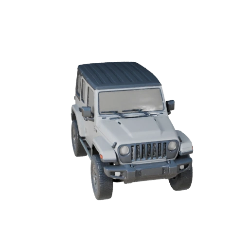 Jeep-inspirierter Geländewagen 3D-Modell für Unity - Echtzeit