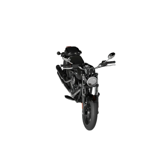 نموذج ثلاثي الأبعاد لدراجة نارية كروزر لبرنامج Blender والألعاب - PBR