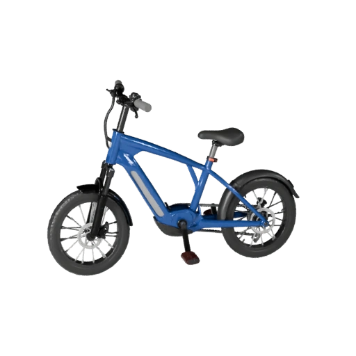 Modèle 3D de Vélo Électrique pour Unity - Asset de Jeu Low Poly