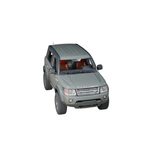 Land Rover inspiriertes Offroad-SUV 3D-Modell für Blender &