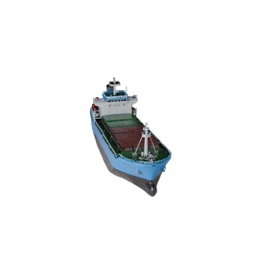 Frachtschiff 3D-Modell für Blender - Renderbereites Asset
