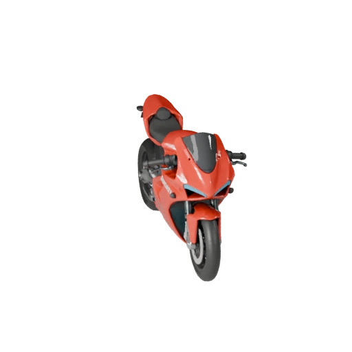 Druckbares Ducati-inspiriertes Sportmotorrad STL 3D-Modell