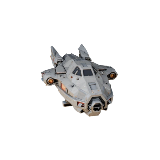 Modelo 3D de Ônibus Espacial Orbital - Ativo PBR Pronto para Jogo de Baixo Poli