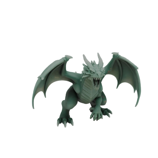 Miniature Dragon Boss STL de Fantasy - Hurlement