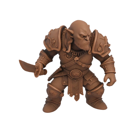 Miniature STL Gobelin Berserker Fantasy