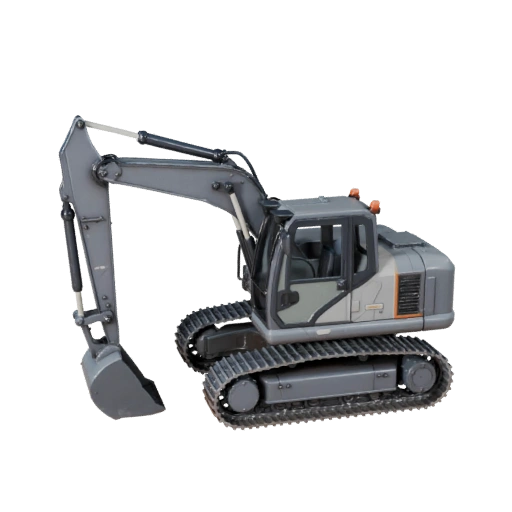 نموذج ثلاثي الأبعاد لـ backhoe loader لبرنامج Blender - أصل جاهز للعرض