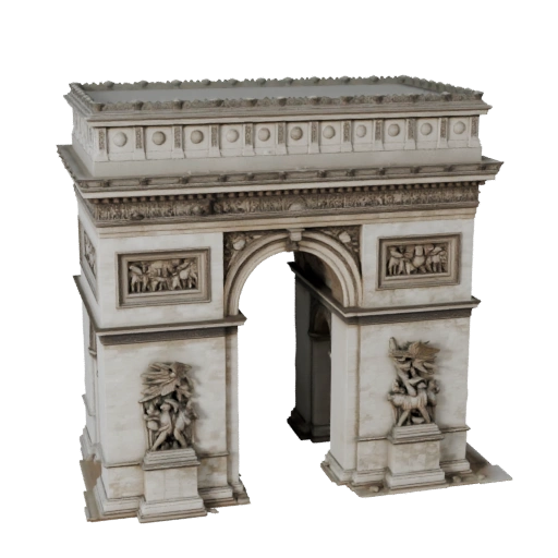 Arc de Triomphe 3D Modell - Realistisches Archviz-Asset