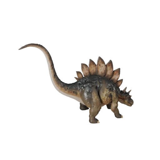 Modelo 3D de Estegosaurio de Caricatura - Asset Estilizado para Animación