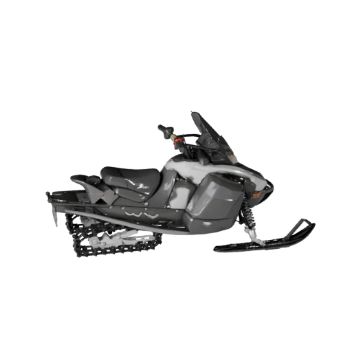 Schneemobil 3D-Modell für Blender & Spiele - Realistisch PBR