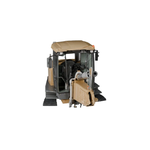 Modelo 3D de Excavadora de Alto Poligonaje para Renders de Estudio, Activo PBR