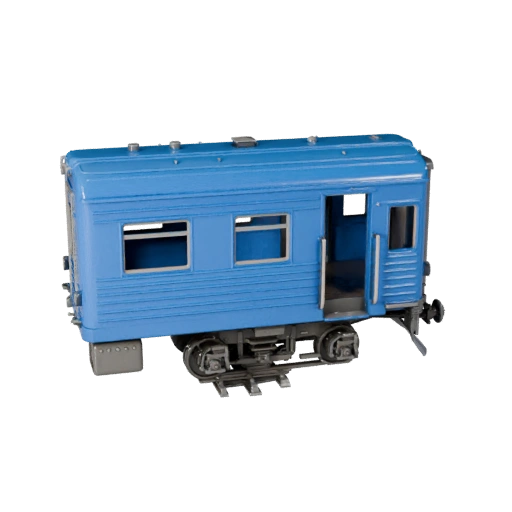 Modelo 3D de Tren de Pasajeros para Unreal Engine - Listo para Juegos