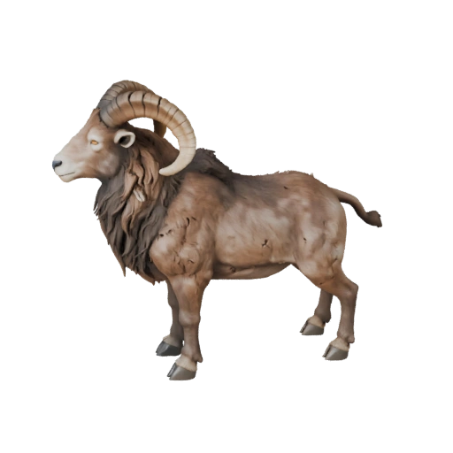 Steinbock 3D Modell für Blender - PBR Asset mit Texturen | Lizenzfrei