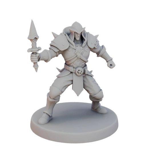 Fantasy Vampir Herr Miniatur STL - Angriff