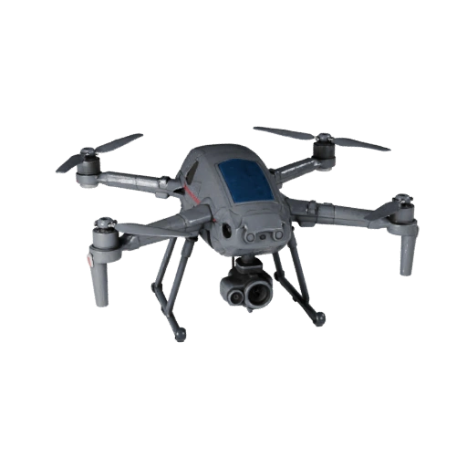 Drohne Quadrocopter 3D Modell für Unity - Low Poly Game Asset