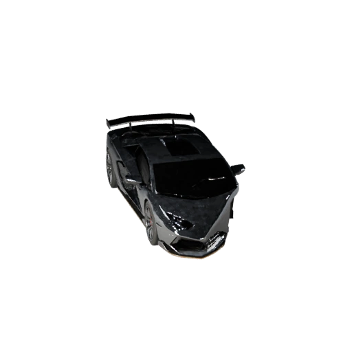 Lamborghini-inspirierter Supersportwagen 3D-Modell für Unity - Low