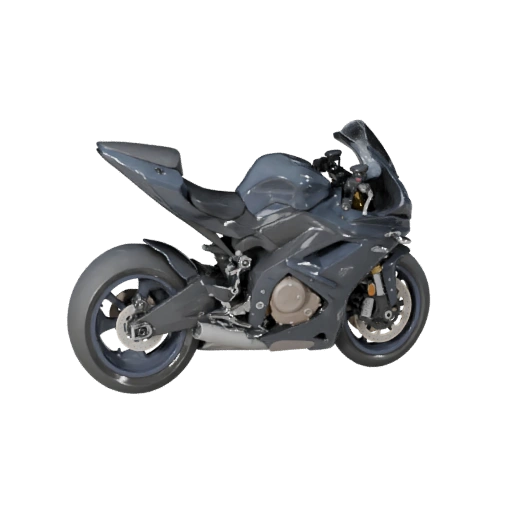 Moto Sportive Prête pour le Jeu 3D pour Utilisation en Temps Réel