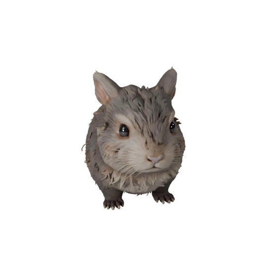Modelo 3D de Chinchilla para Unity - Asset Listo para Juego, FBX | Libre de Regalías