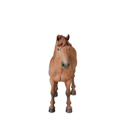 Hohe Poly Pferd 3D-Modell - Detailliertes STL-Asset für den Druck