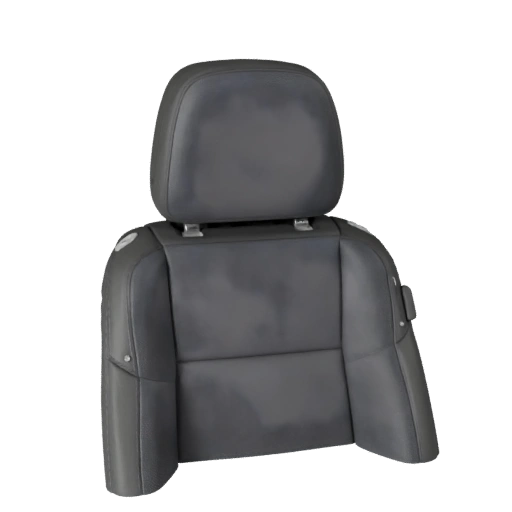 3D Модель Автокресло для автомобиля для Blender и игр - PBR Ассет