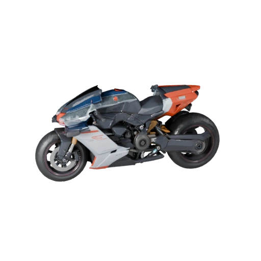دراجة سريعة 3D Model - جاهز للعبة PBR مركبات ونقل Asset