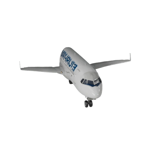 Verkehrsflugzeug 3D-Modell für Unreal Engine - Spiel