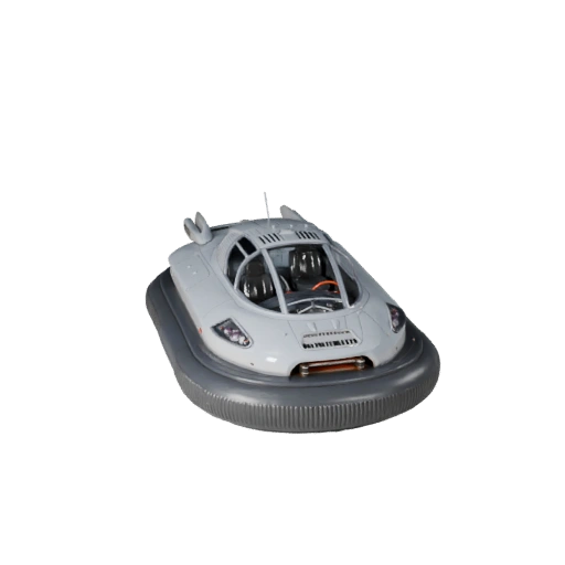 Modello 3D Hovercraft per Blender e Giochi - PBR Realistico