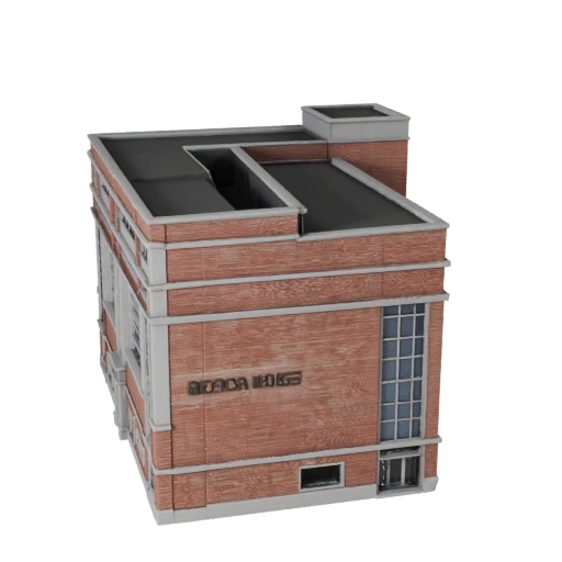 High Poly Beach House 3D Model für Archviz für Architektur