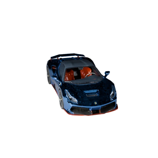 Voiture de sport inspirée de Ferrari low poly 3D pour Unity &
