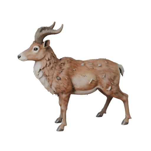Hohe Poly Antilope 3D-Modell - Detailliertes STL-Asset für den Druck