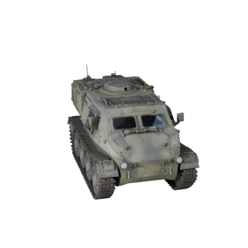 Modelo 3D de Vehículo Blindado de Transporte de Personal para Blender - Render