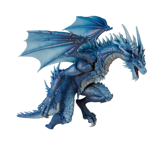 Dragón de Hielo Realista 3D - Activo PBR Rigged para Juegos