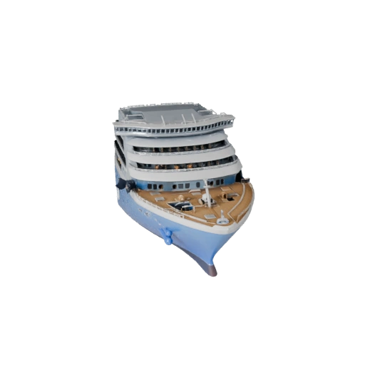 Crucero de Alto Poligonaje Modelo 3D para Renders de Estudio - PBR