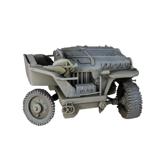Jeep Militar de la Segunda Guerra Mundial 3D - Activo PBR de Alto Poligonaje para