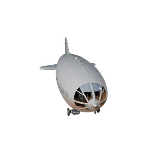 Luftschiff 3D-Modell für Unreal Engine - Spielbereites Asset