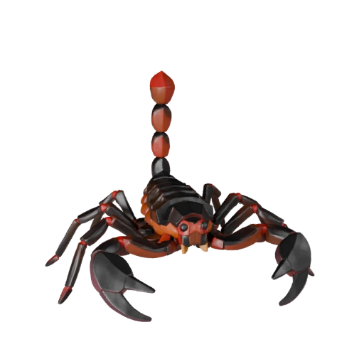 Modèle 3D Scorpion Haute Poly - Actif STL Détaillé pour Impression