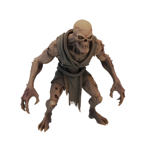 Dunkle Fantasie Zombie Krieger Miniatur STL - Schwarm