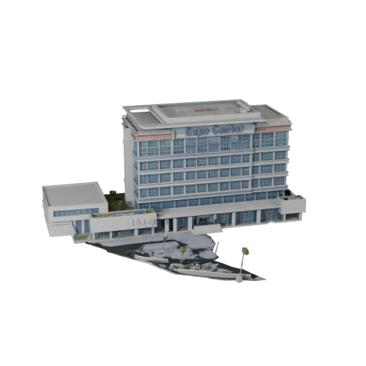 Modello 3D High Poly Expo Center per Archviz per Architettura